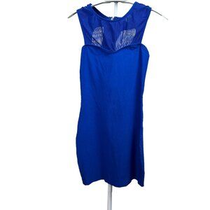 Charlotte Russe mini dress, size Small, bodycon, cutouts, mesh, zipper, sexy